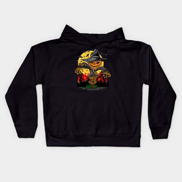 SCARECROW Kids Hoodie by risskid90